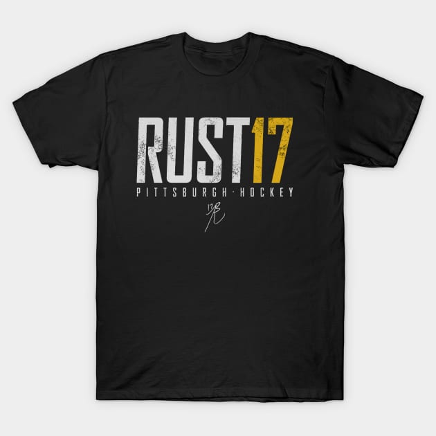 Bryan Rust Pittsburgh Elite T-Shirt by TodosRigatSot